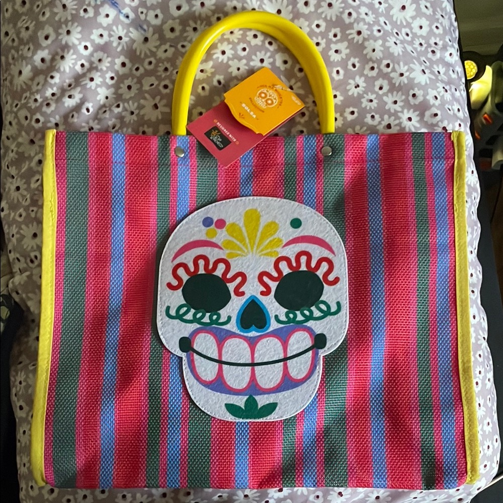 Target Dia De Muertos Skull Tote Bag